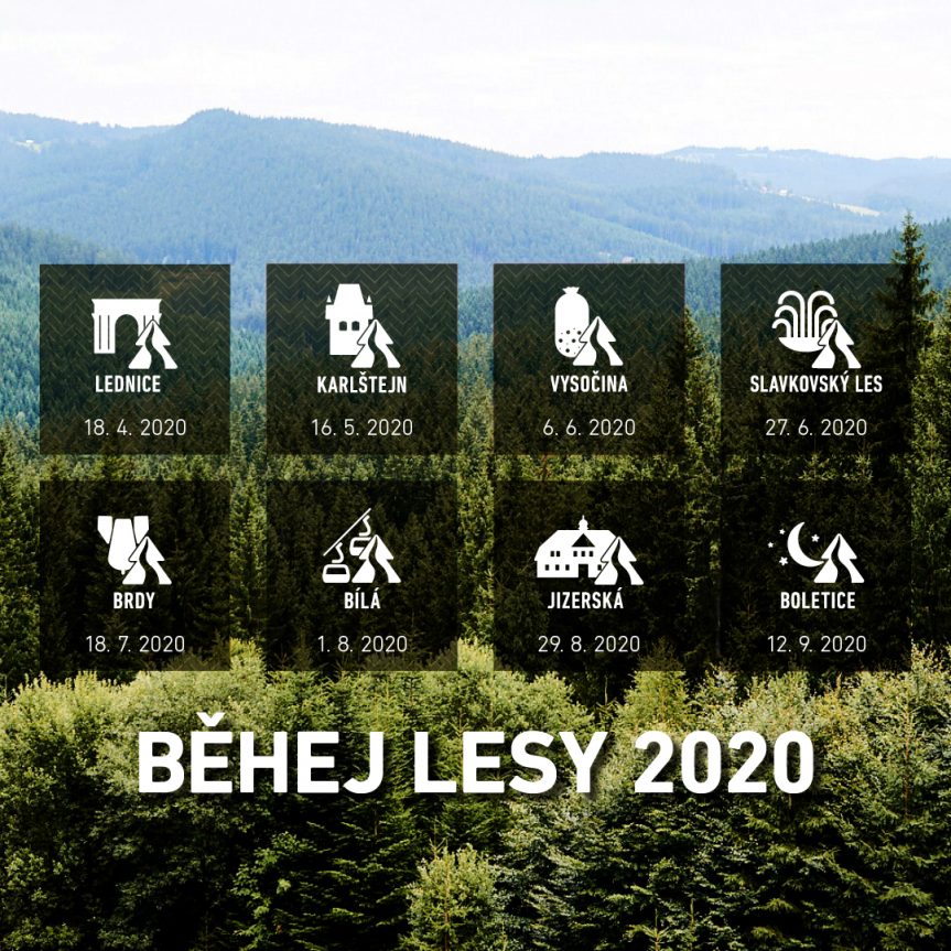 Termíny Běhej lesy 2020 jsou venku. Registrujte se!