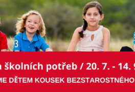 Žďárská charita pořádá sbírku školních potřeb pro děti v nouzi